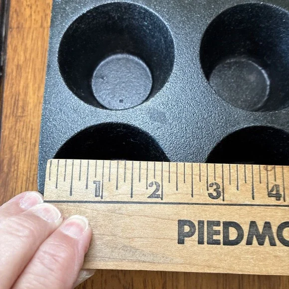 Muffin Pan - Pre-Seasoned Cast Iron 7-3/4 Inch by 5-1/2 inch By Old Mountain - Picture 8 of 9